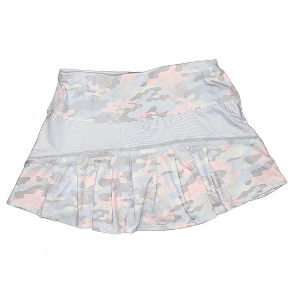 Lucky In Love Tennis Skirt undercover pastel camo glace blue/pink Sz Small NEW - Picture 2 of 8